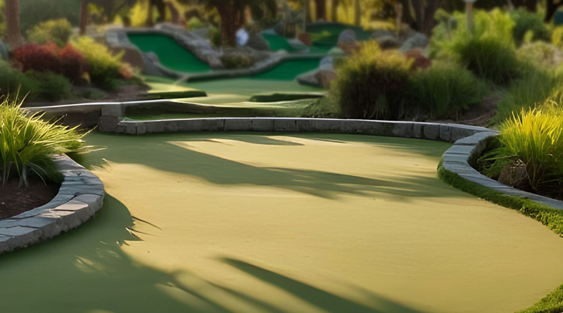 Picture of a golf hole at Aylesbury Adventure Golf